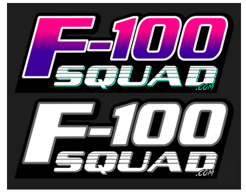 F-100 Squad Sticker Sheet