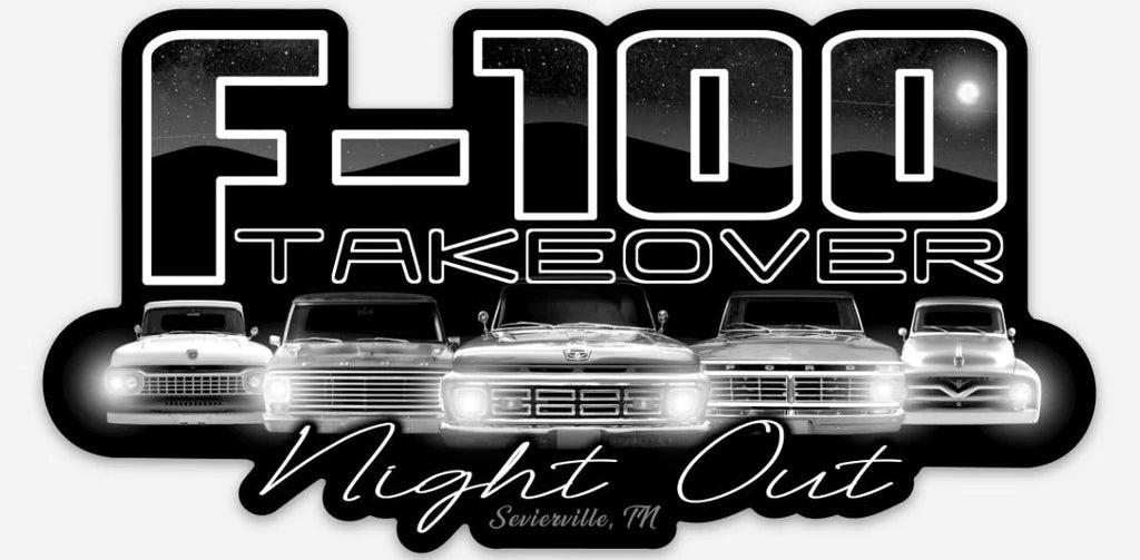 F-100 TakeOver Night Out '23 Decal